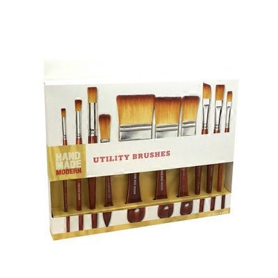 Hand Made Modern Utility Paint Brush Set