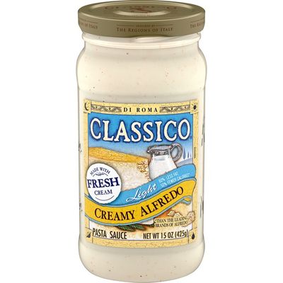 Classico Light Creamy Alfredo Pasta Sauce