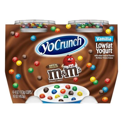 YoCrunch Lowfat Vanilla with M&Ms Yogurt