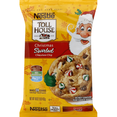 Toll House Chocolate Chip Cookie Dough Holiday (16 oz) - Instacart