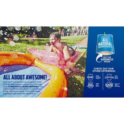 Capri Sun Strawberry Kiwi Naturally Flavored Juice Drink Blend