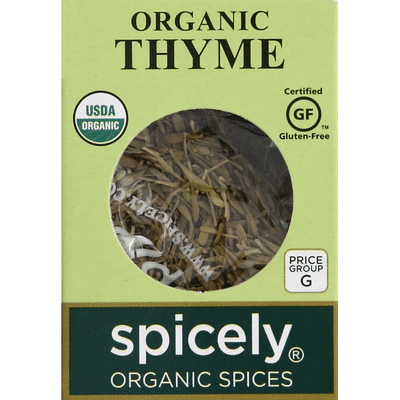 Spicely Organics Thyme, Organic