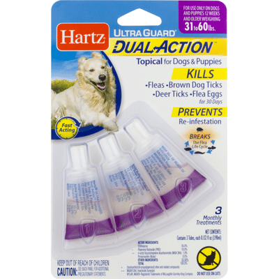 hartz flea and tick treatment for dogs