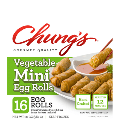 Chung's Egg Rolls, Vegetable, Mini