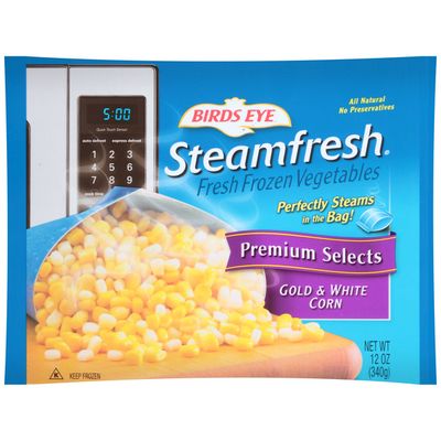 Birds Eye Gold & White Corn