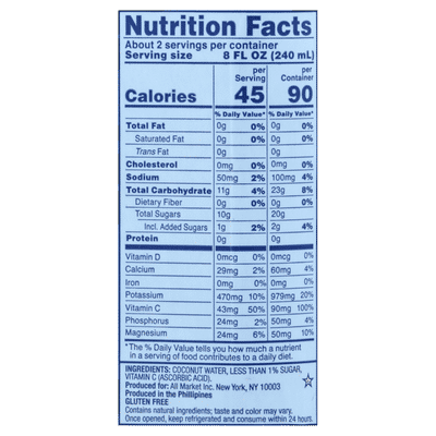 Vita Coco Coconut Water, Pure