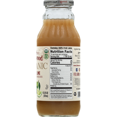 Lakewood Juice, Organic, Pure Lime
