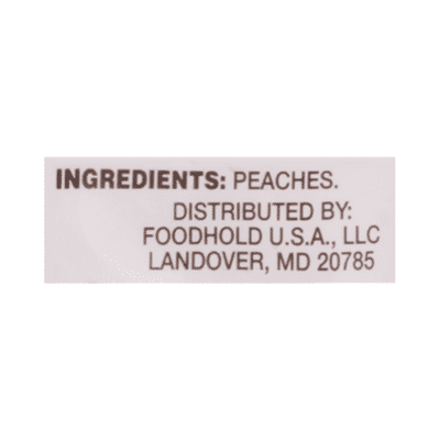 SB Peaches, Sliced