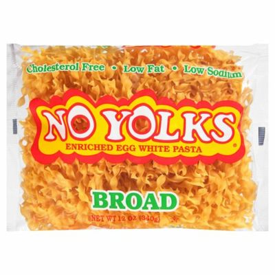 No Yolks Broad Enriched Egg White Pasta