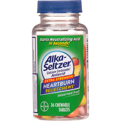 Alka-Seltzer Antacid, Extra Strength, Assorted Fruit, Chewable Tablets