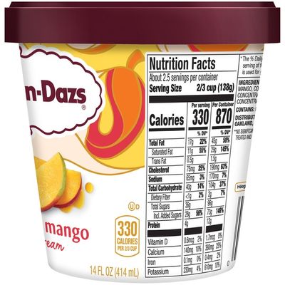 Haagen-Dazs Creamy Mango Ice Cream