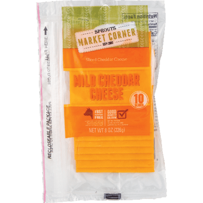 Sprouts Sliced Mild Cheddar Cheese
