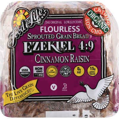 Food for Life Bread, Cinnamon Raisin