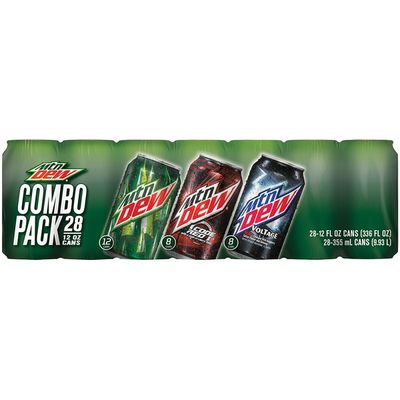 Mountain Dew Mtn Dew Code Red Voltage Combo Pack Soda 12 Fl Oz Delivery Or Pickup Near Me Instacart