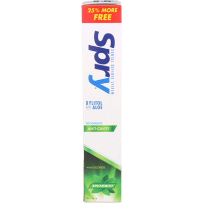 spry cavity toothpaste spearmint