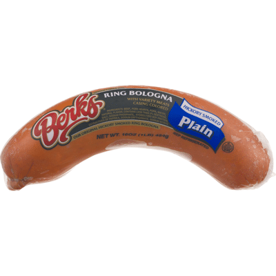 Berks Ring Bologna Hickory Smoked Plain 16 Oz Delivery Or Pickup Near Me Instacart