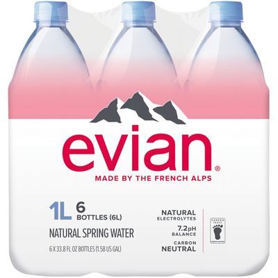 evian Natural Spring Water