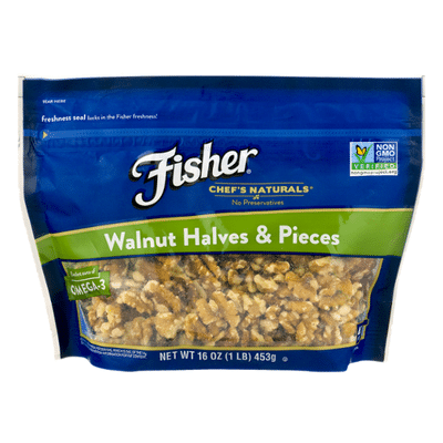 Fisher Walnut Halves & Pieces