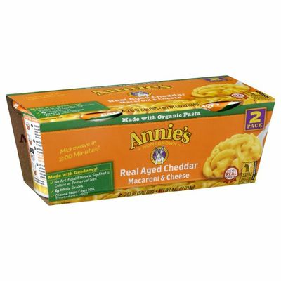 Annie's Real Aged Cheddar Macaroni & Cheese, Microwavable Mac & Cheese