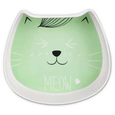 Harmony Melamine Cat Face Mint