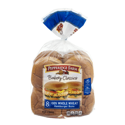 Pepperidge Farm® Bakery Classics 100% Whole Wheat Hamburger Buns
