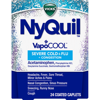 Vicks VapoCOOL Nighttime Cough, Cold and flu relief