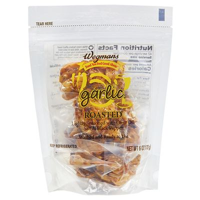 Wegmans Food You Feel Good About Cleaned and Cut Lightly Seasoned Roasted Garlic
