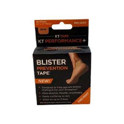 KT Tape Blister Prevention Tape, Beige, 3.5 Inch x 1.2 Inch Precut