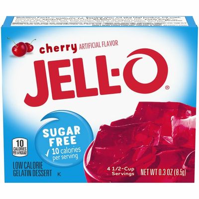 Jell-O Cherry Sugar Free Gelatin Dessert Mix