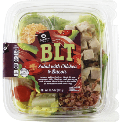 Signature Cafe Salad, BLT, with Chicken and Bacon