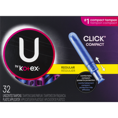 U by Kotex Click Compact Tampons