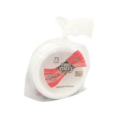First Street 12 Ounce Plastic Bowls