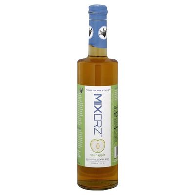 Mixerz All-Natural Cocktail Mixer, Sour Apple
