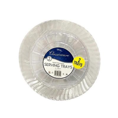 WNA Classicware Elegant Fluted Design Serving Trays
