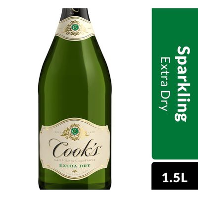 Cook's California Champagne Extra Dry White Sparkling Wine