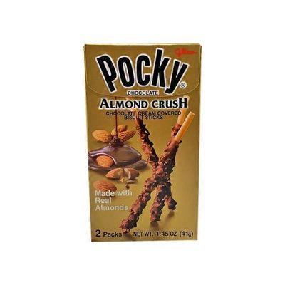 Pocky Biscuit Sticks, Chocolate, Almond Crush