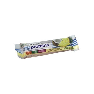 Genuine Health Pineapple Coconut Fermented Greek Yogurt Proteins Plus Bar