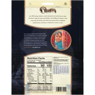 Echo Falls Traditional Applewood Smoked Wild Alaska Sockeye Salmon