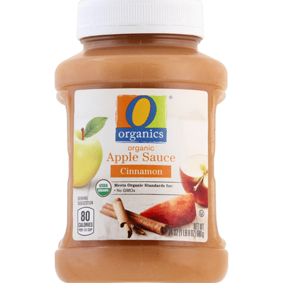 O Organics Apple Sauce, Organic, Cinnamon