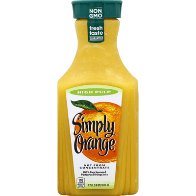 Simply Orange High Pulp Juice Bottle