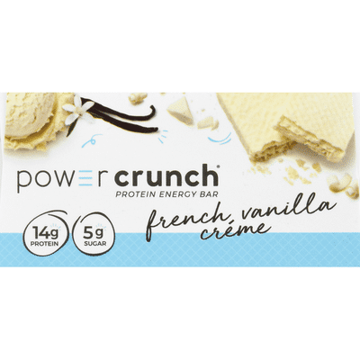 Power Crunch Protein Energy Bar, French Vanilla Creme