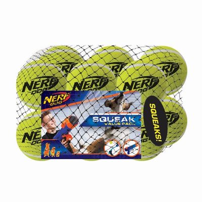 NERF DOG 2.5" Extra Small Squeak Tennis Ball Dog Toy