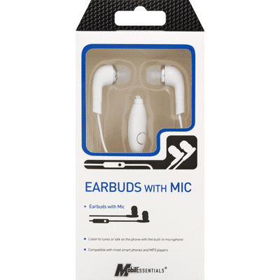 MobilEssentials Earbuds with Mic
