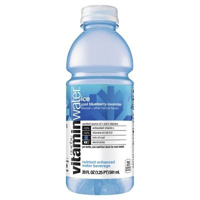 Glaceau Vitaminwater Ice, Electrolyte Enhanced Water With Vitamins, Blueberry Lavender