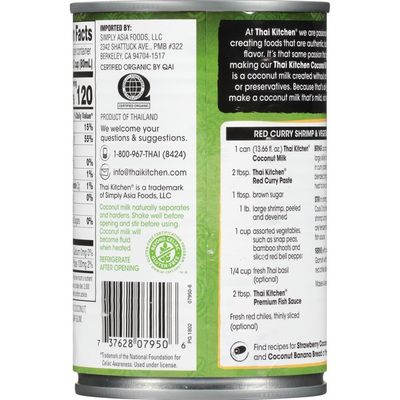 Thai Kitchen® Organic Unsweetened Coconut Milk