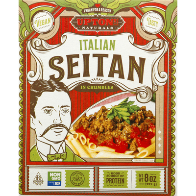 Upton S Naturals Seitan In Crumbles Italian 8 Oz Instacart