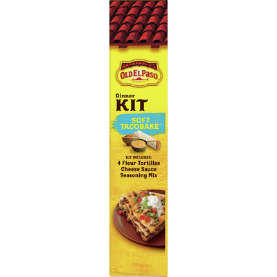 Old El Paso Dinner Kit, Soft Tacobake