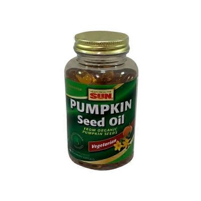 Health From The Sun 100% Vegetarian Pumpkin Seed Oil Vegetarian Soft Gels