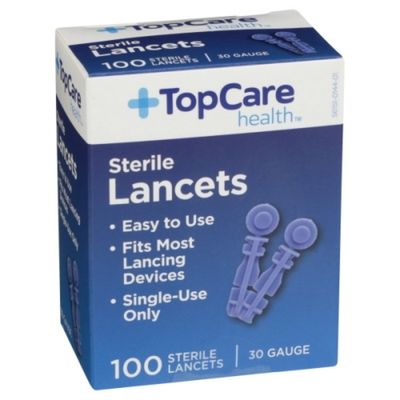 TopCare 30 Gauge Sterile Lancets