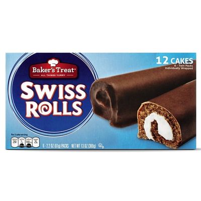 Baker's Treat Swiss Rolls